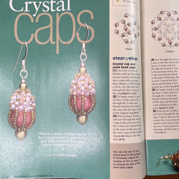 Bead & Button Magazine Jewelry Crafting Book u June 2012 Issue 109 - Picture 7 of 8